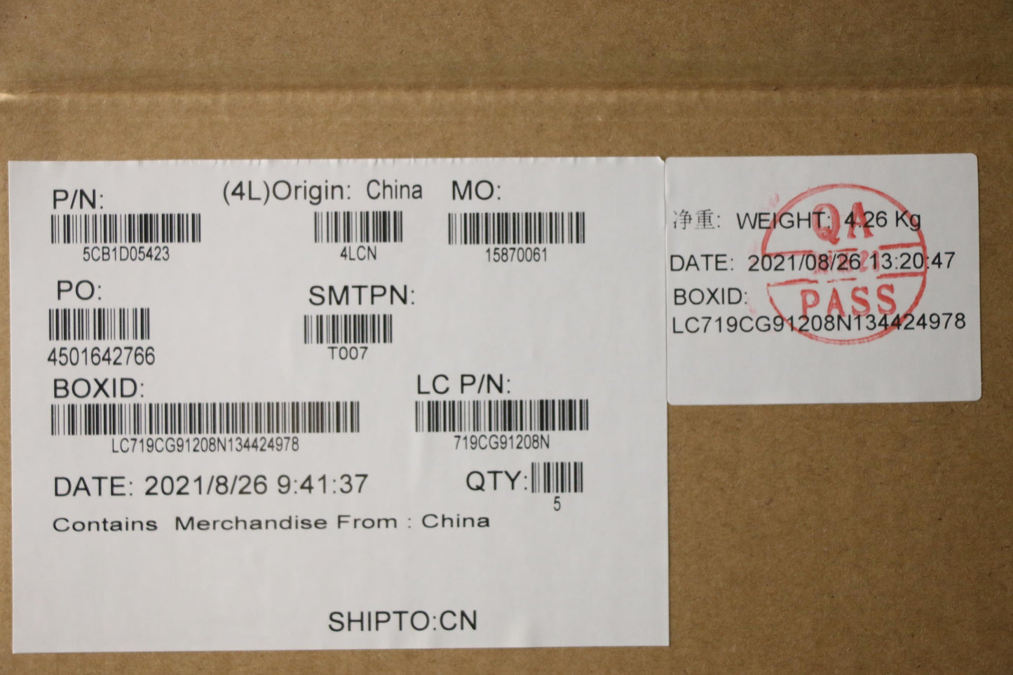 Lenovo Cover Upper Case Asm_Eng L82Jd - 5CB1D05423