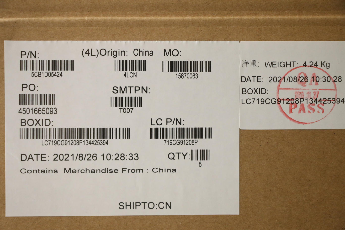 Lenovo Cover Uppercaseasm_Euroengl82J - 5CB1D05424