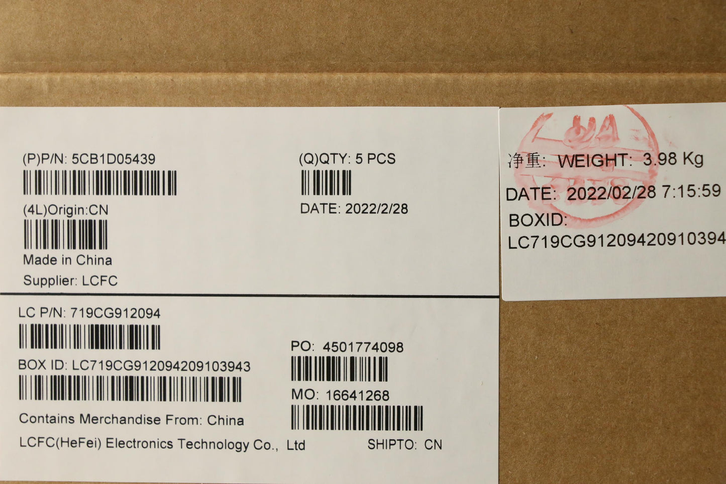 Lenovo Cover Upper Case Asm_Por L82Jd - 5CB1D05439