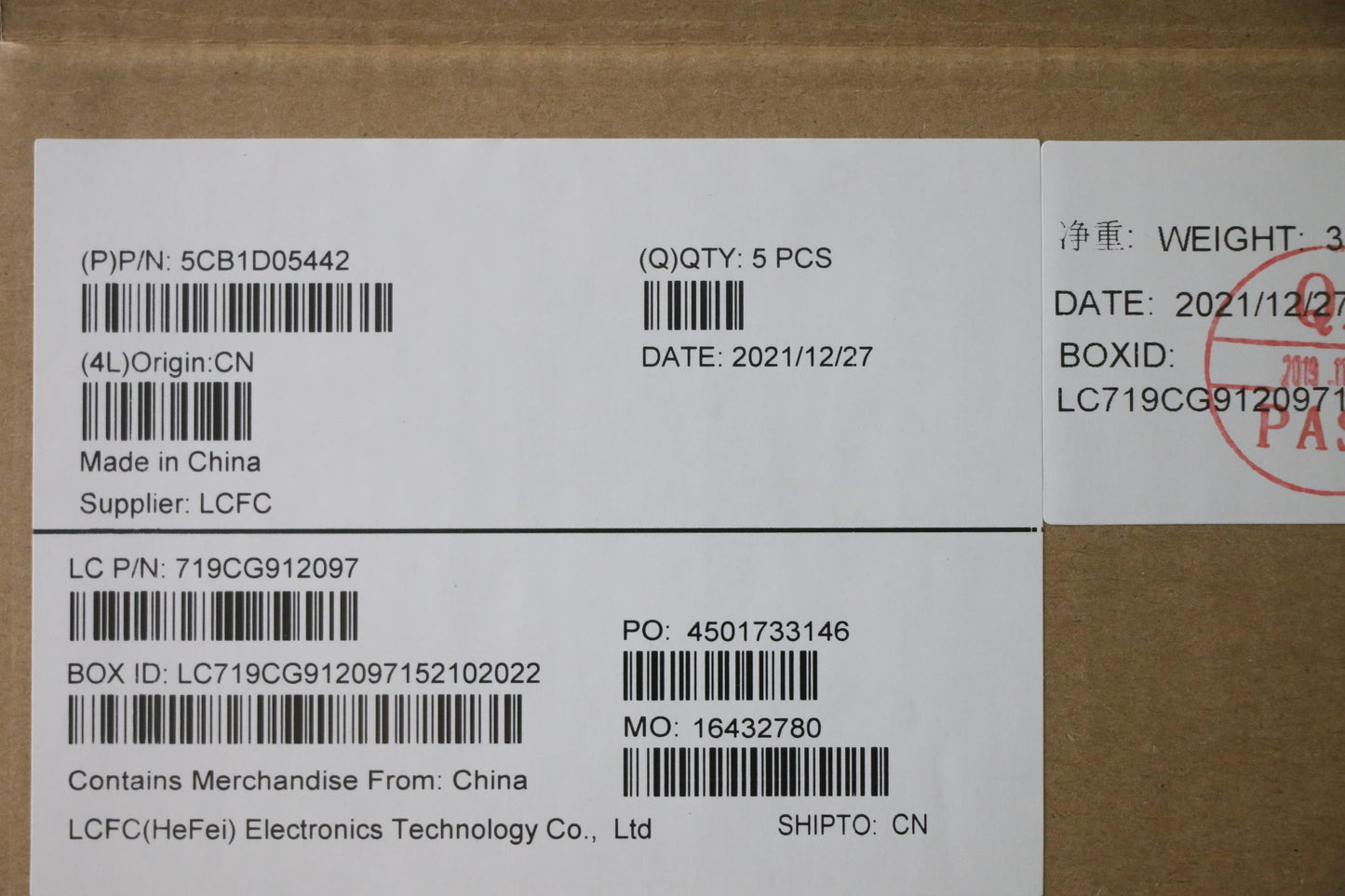 Lenovo Cover Upper Case Asm_Spa L82Jd - 5CB1D05442