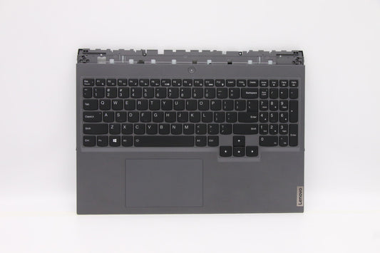 Lenovo C-Cover with Keyboard, USA English, Slate Grey, RGB Backlight - 5CB1D09625