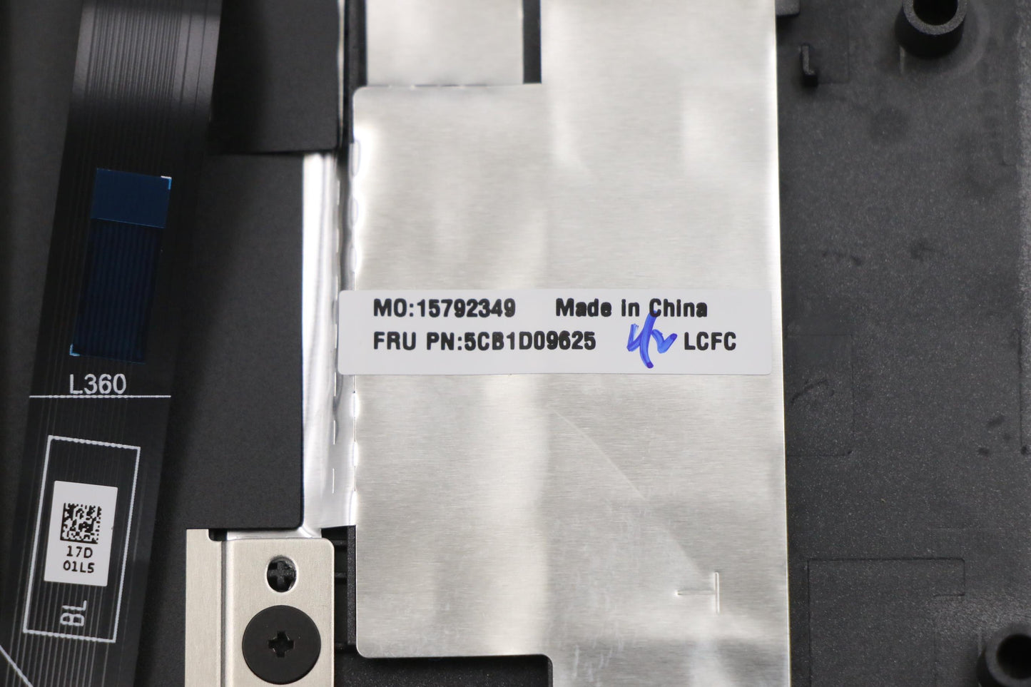 Lenovo C-Cover with Keyboard, USA English, Slate Grey, RGB Backlight - 5CB1D09625