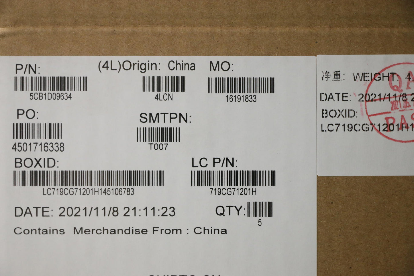 Lenovo Cover Upper Case Asm_Ita L82Jf - 5CB1D09634