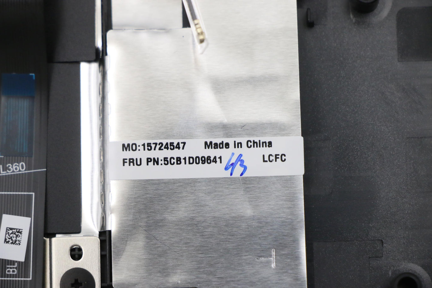 Lenovo Cover Upper Case Asm_Slv L82Jf - 5CB1D09641