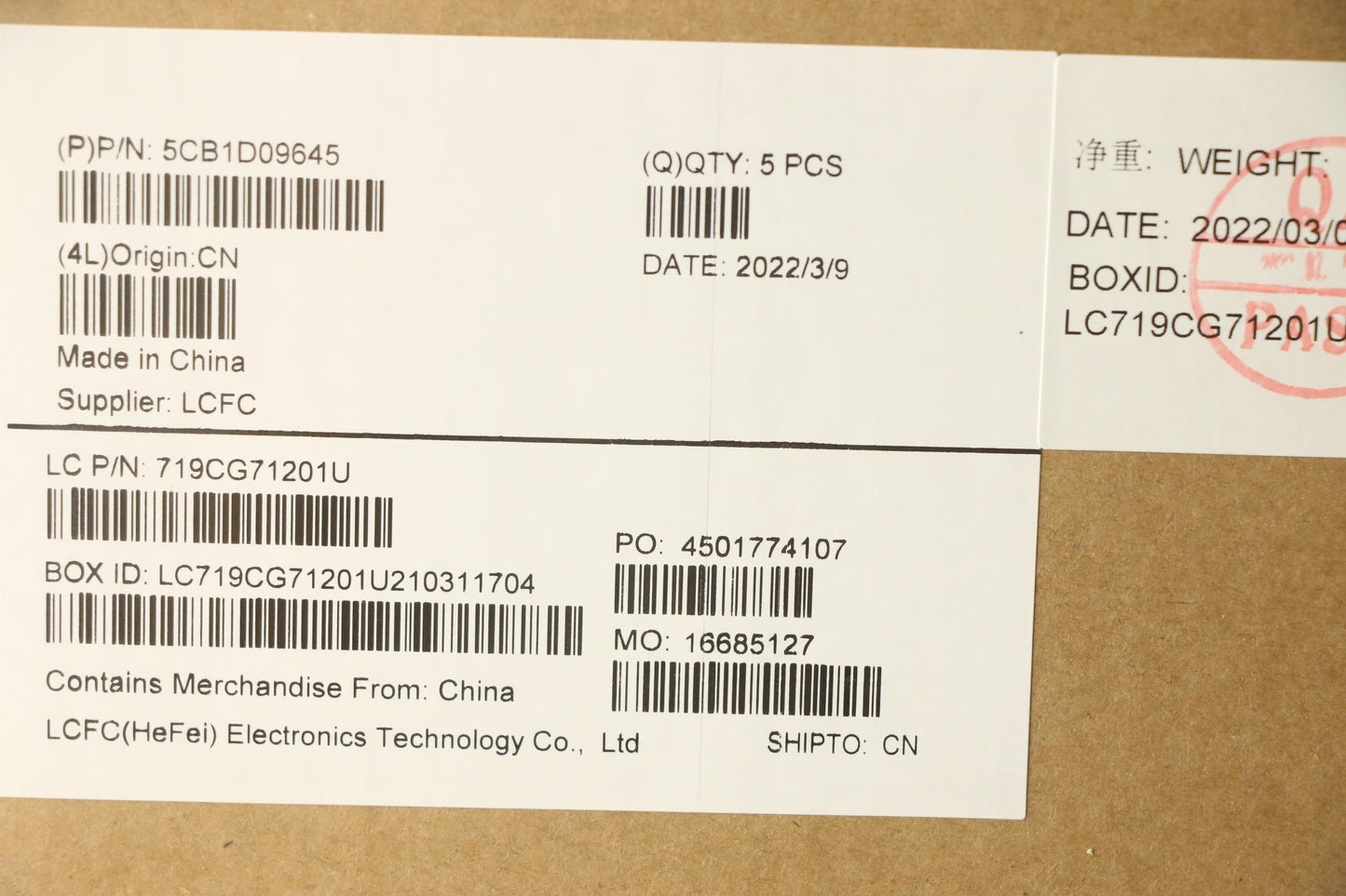 Lenovo Cover Upper Case Asm_Tc L82Jf - 5CB1D09645