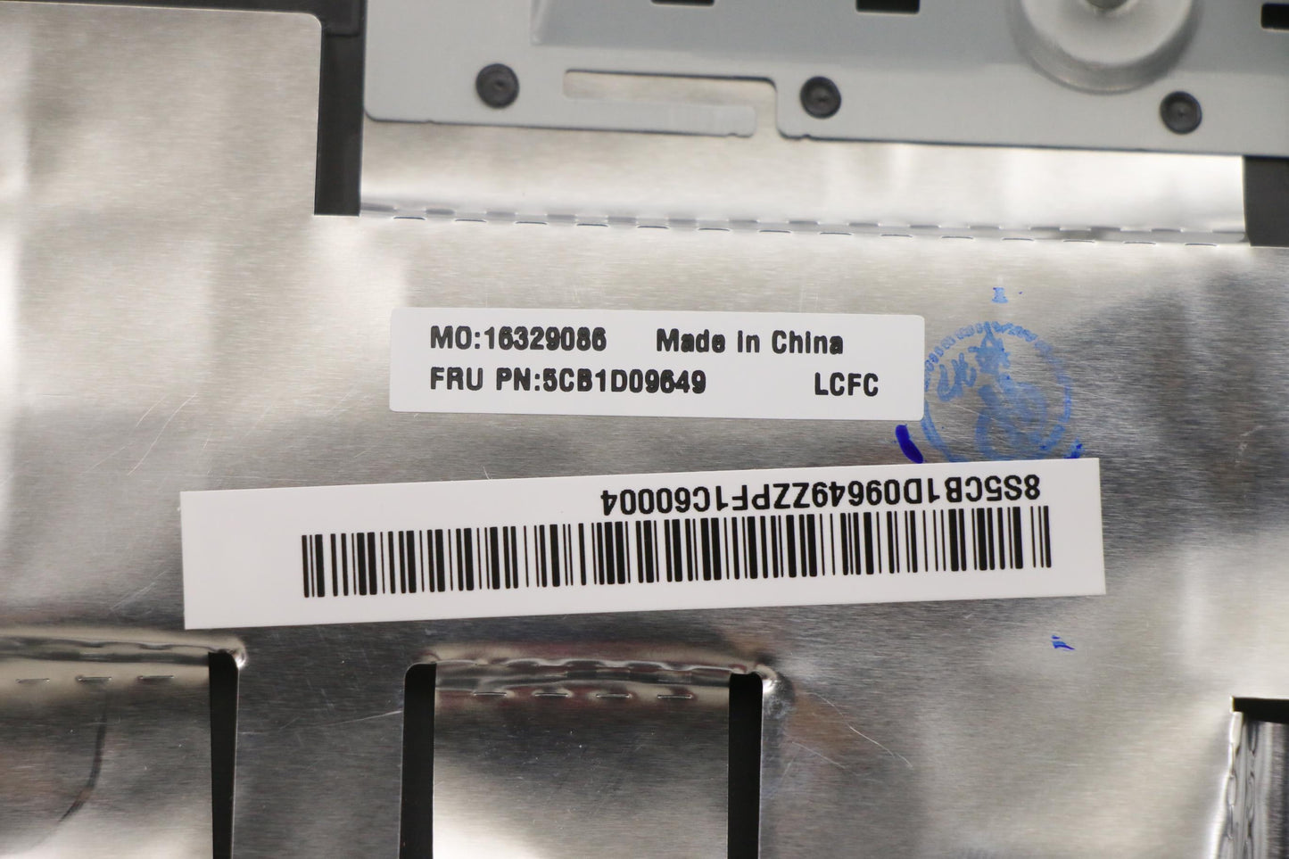 Lenovo Cover Upper Case Asm_Bel L82Jf - 5CB1D09649