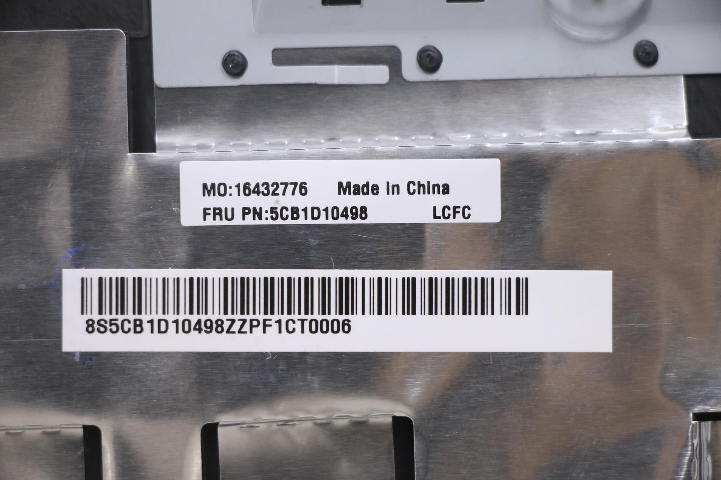 Lenovo Cover Upper Case Asm_Tc L82Jf - 5CB1D10498