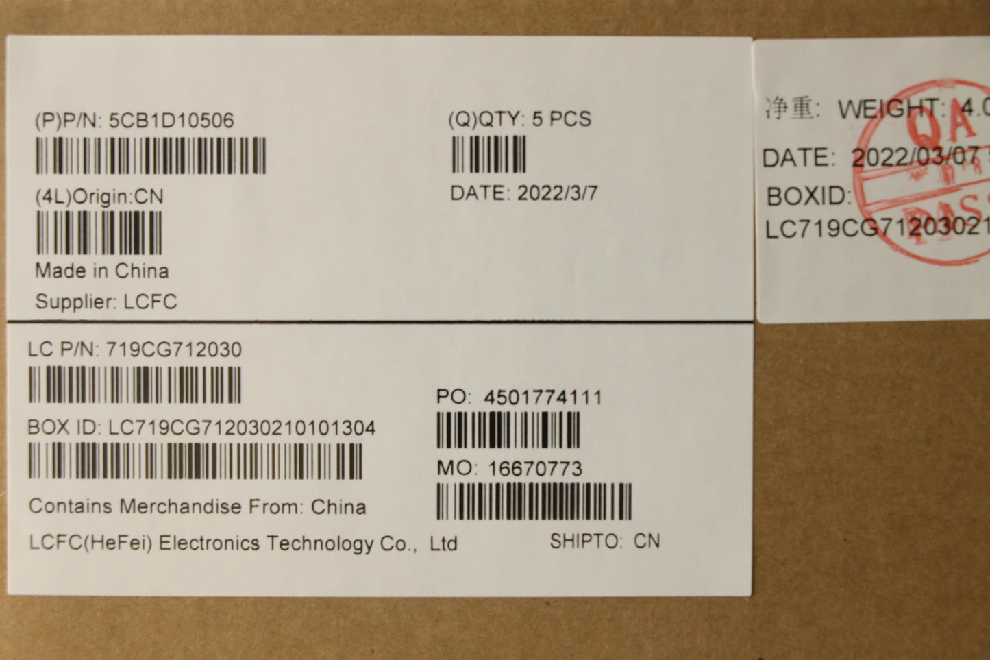 Lenovo Cover Upper Case Asm_Eng L82Jf - 5CB1D10506
