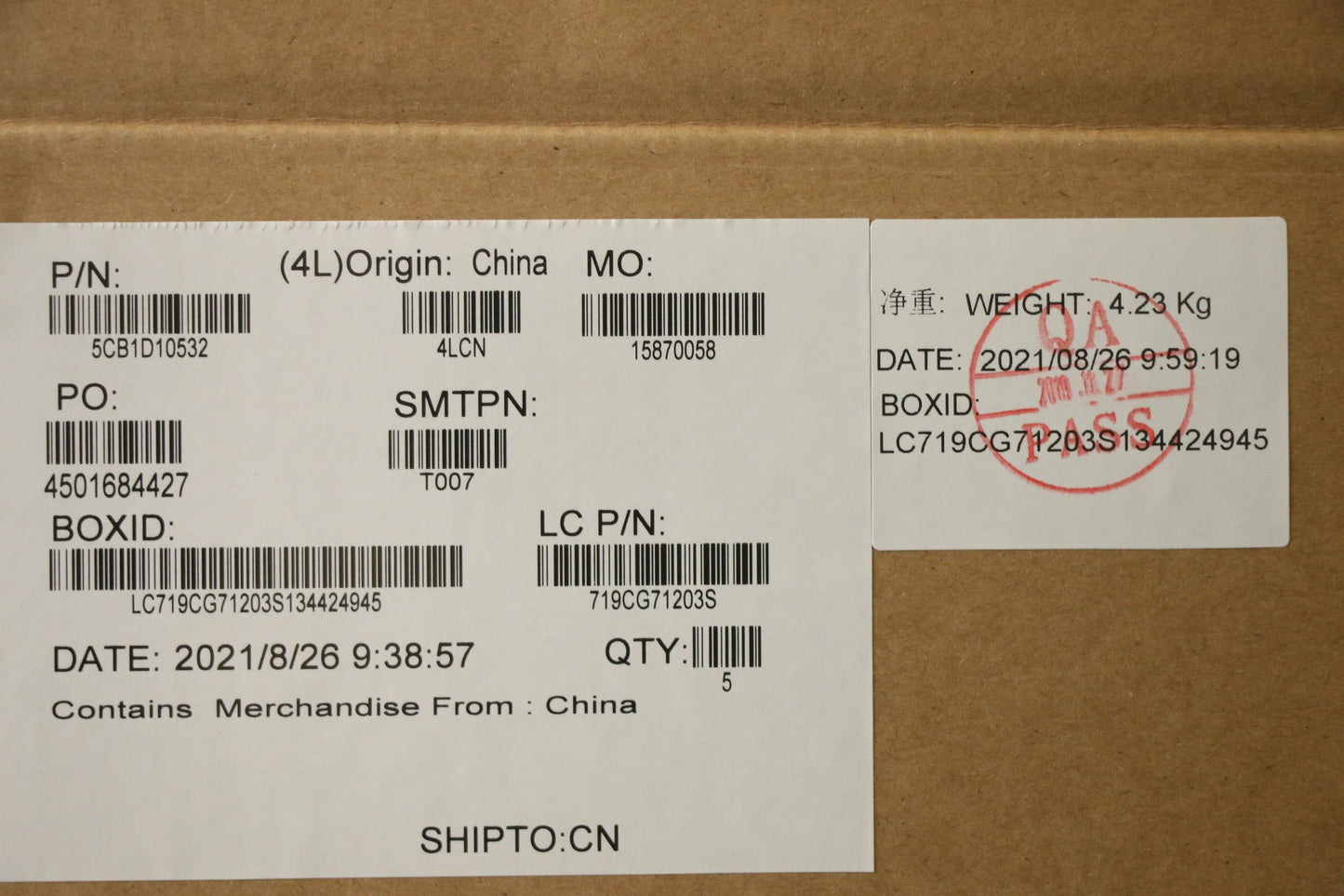 Lenovo Cover Upper Case Asm_Ukr L82Jf - 5CB1D10532