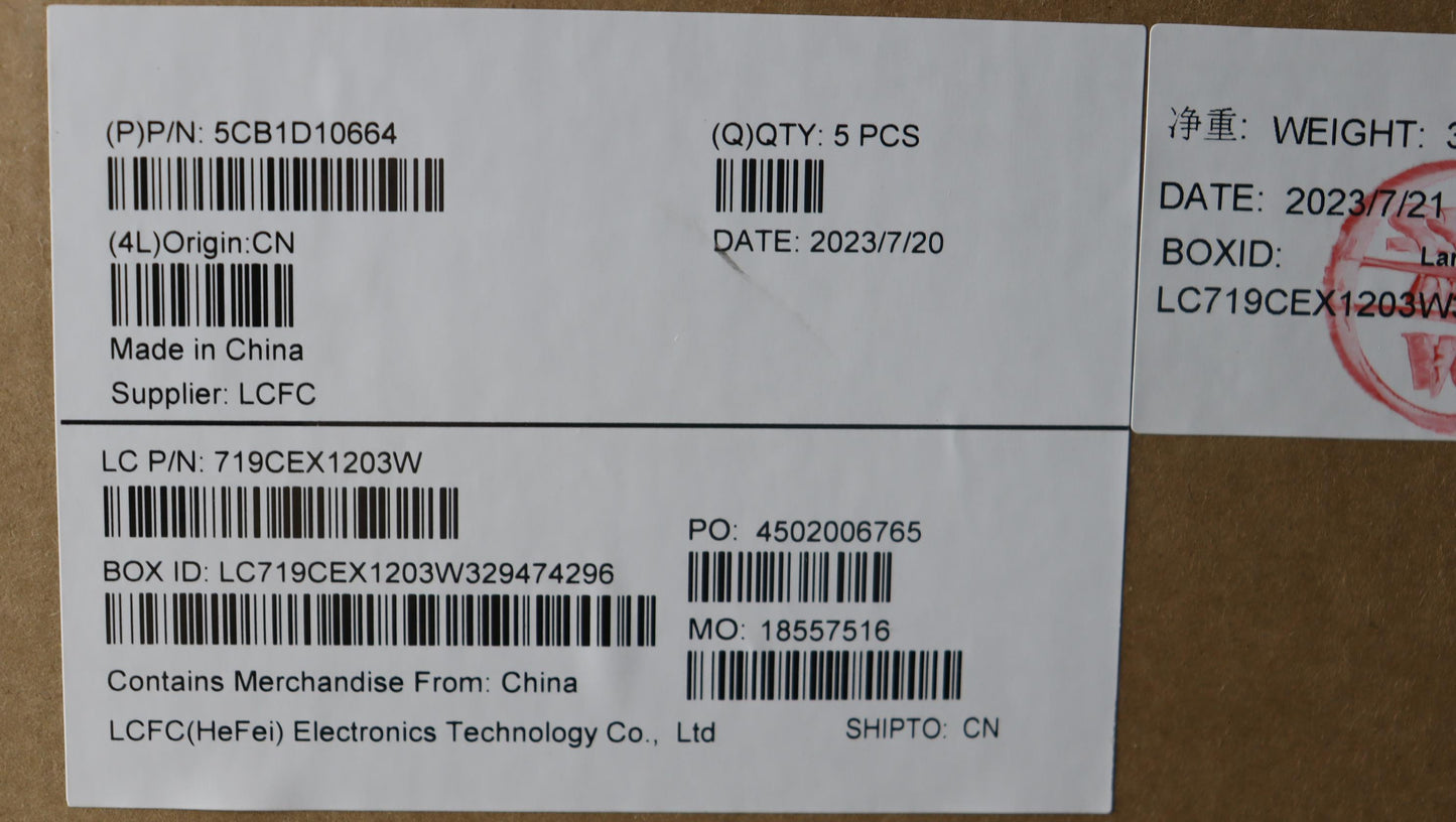 Lenovo Cover Upper Case Asm_Eng L82Jk - 5CB1D10664