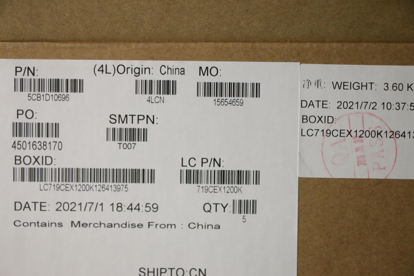 Lenovo Cover Upper Case Asm_Eng L82Jk - 5CB1D10696
