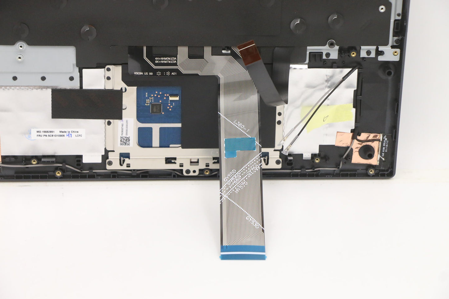 Lenovo C-Cover with Keyboard, USA English, Blue, RGB Backlight - 5CB1D10906