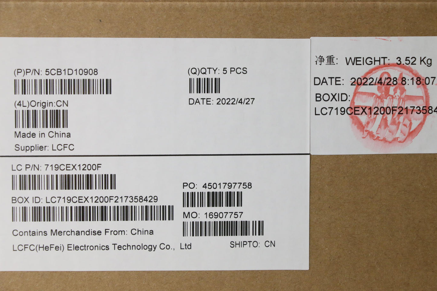 Lenovo Cover Upper Case Asm_Fra/Ara L - 5CB1D10908