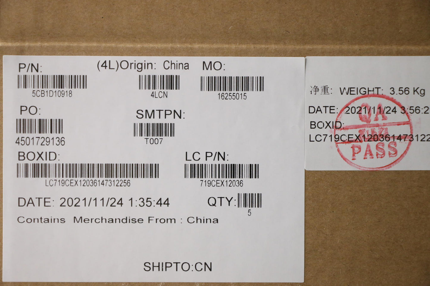 Lenovo Cover Upper Case Asm_La Spa L8 - 5CB1D10918