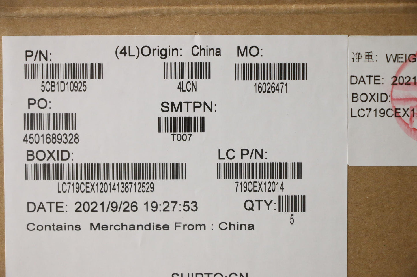 Lenovo Cover Upper Case Asm_Thai L82J - 5CB1D10925