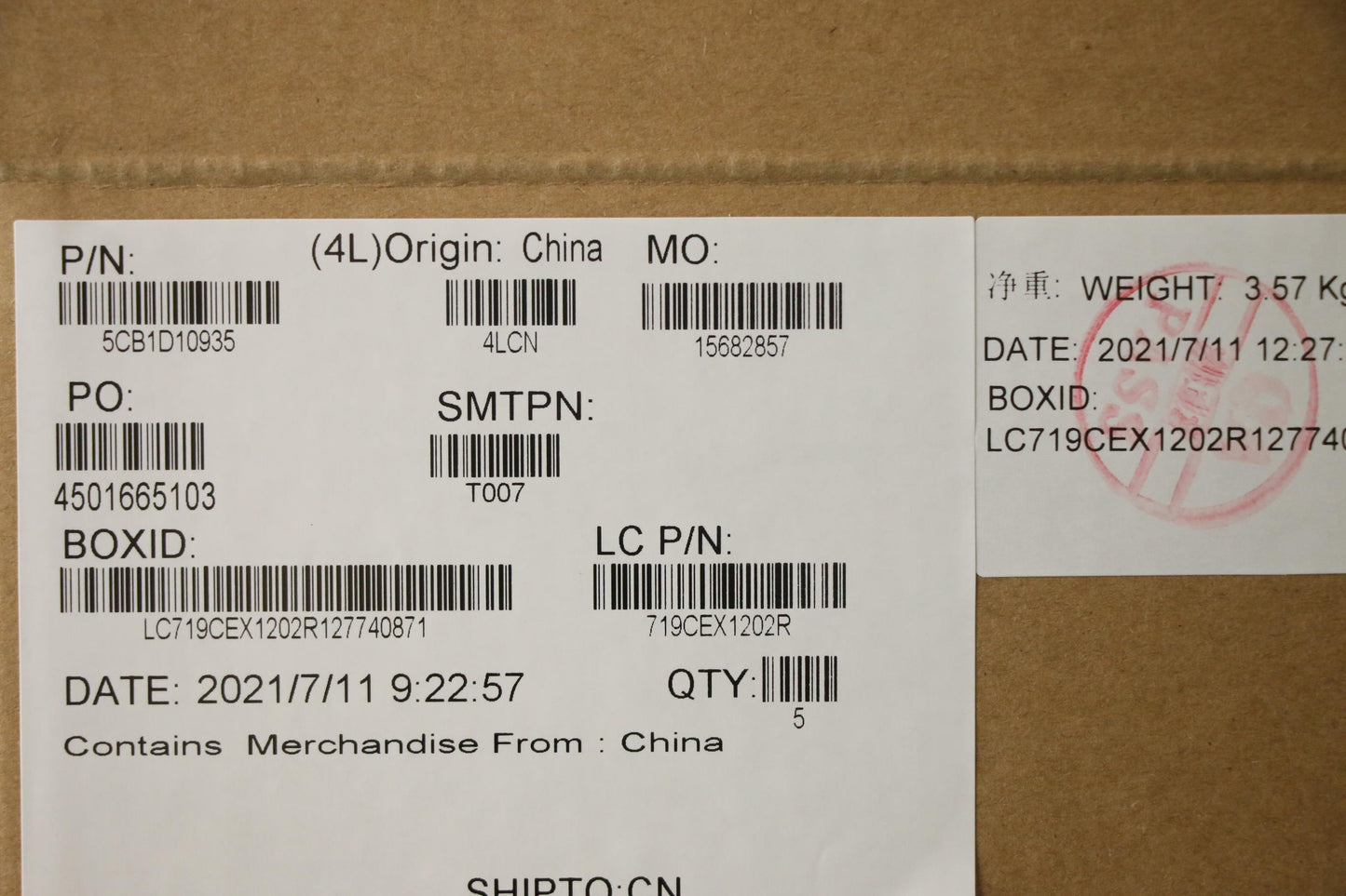 Lenovo Cover Upper Case Asm_Euro Eng - 5CB1D10935