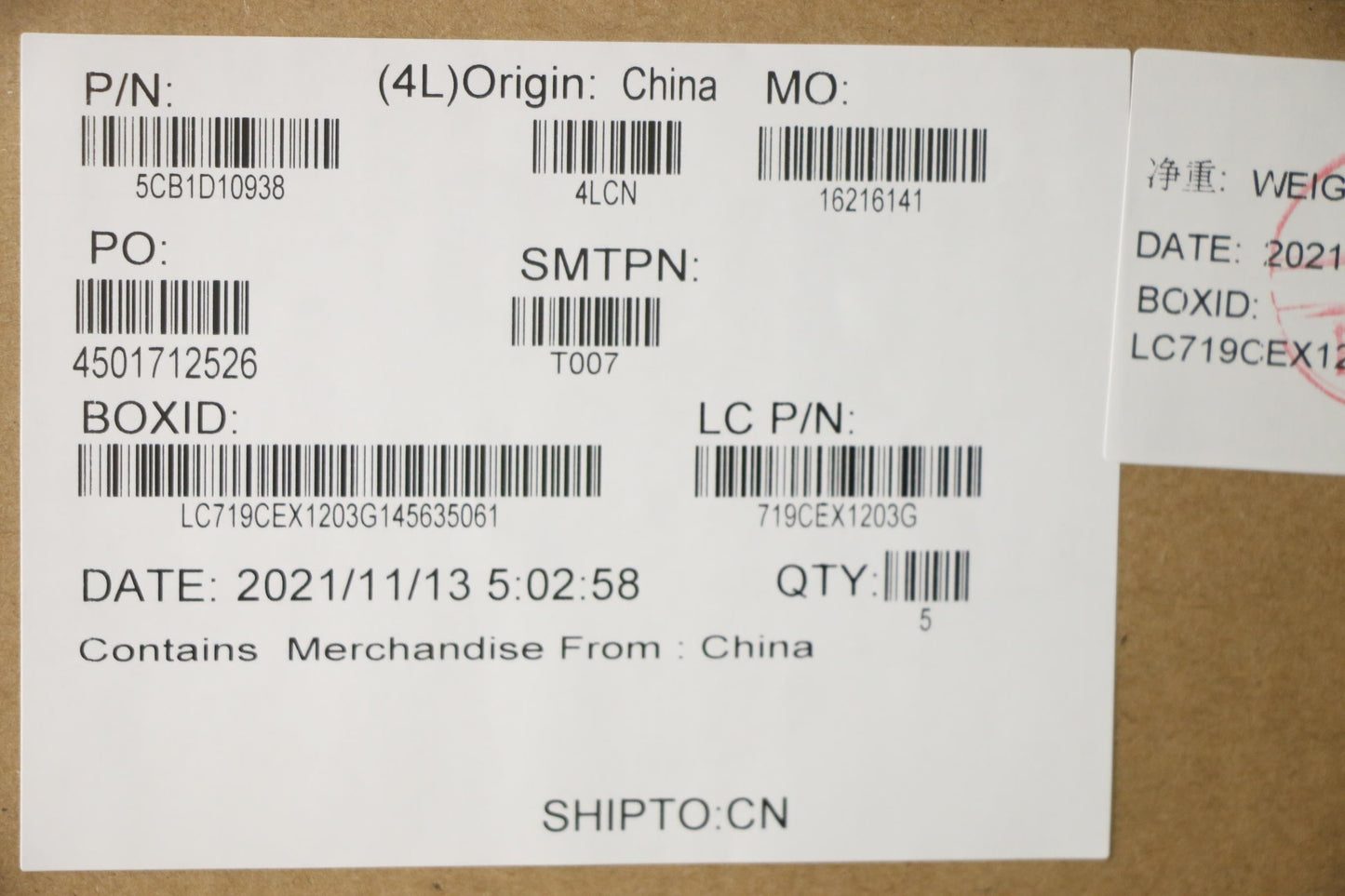 Lenovo Cover Upper Case Asm_Usa Eng L - 5CB1D10938