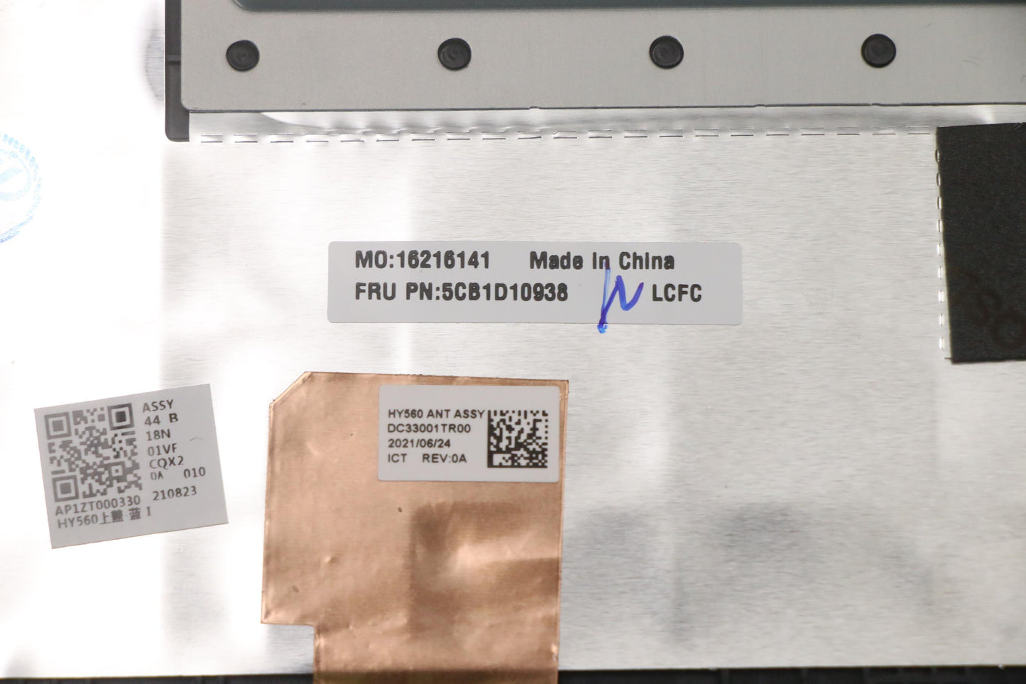 Lenovo Cover Upper Case Asm_Usa Eng L - 5CB1D10938