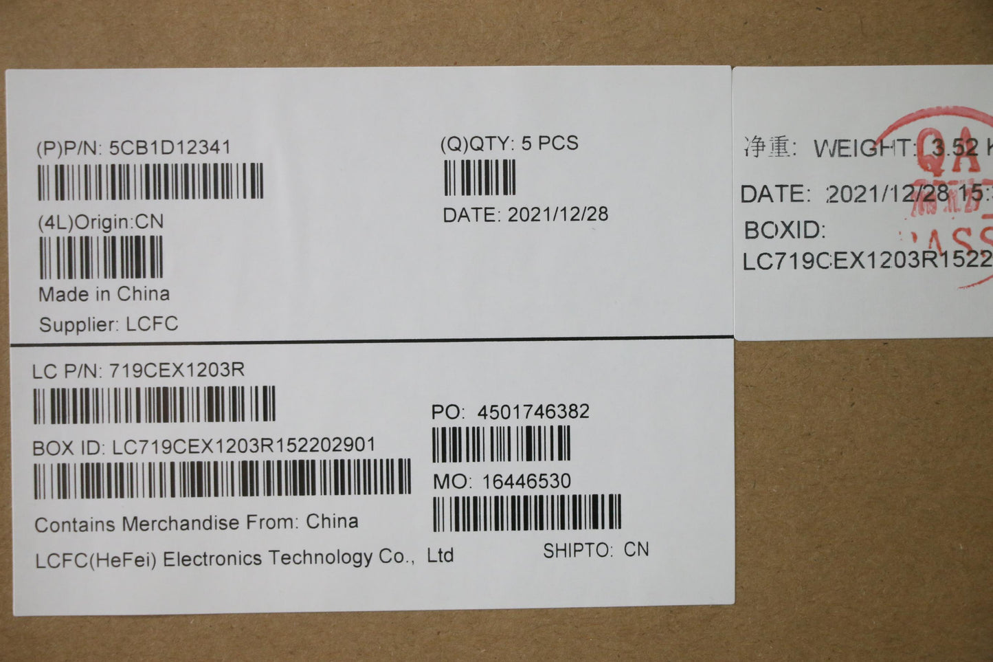 Lenovo Cover Upper Case Asm_Ita L82Jk - 5CB1D12341