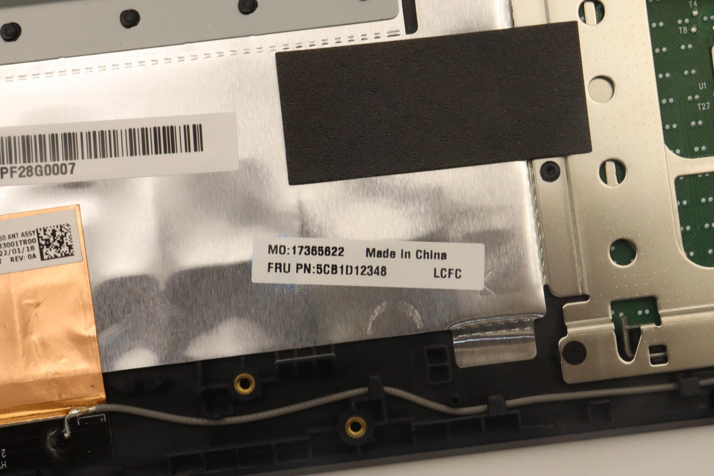 Lenovo Cover Upper Case Asm_Slv L82Jk - 5CB1D12348