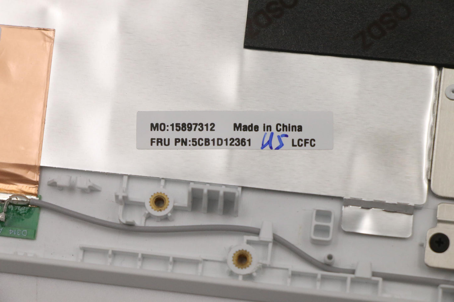 Lenovo Cover Upper Case Asm_Euro Eng - 5CB1D12361