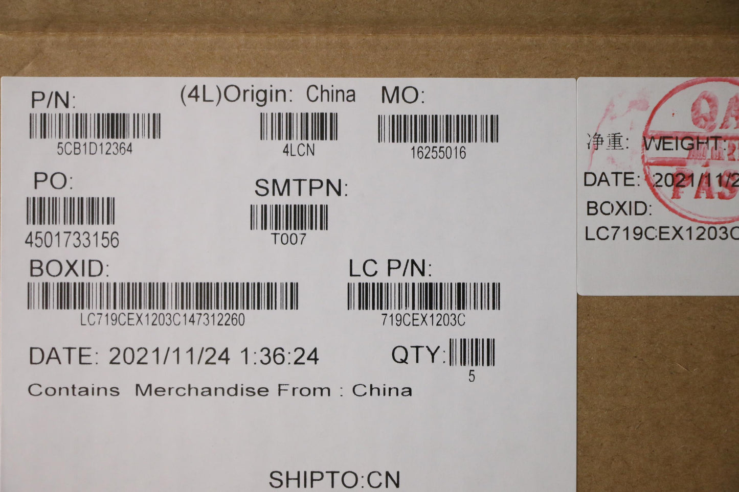 Lenovo Cover Upper Case Asm_Usa Eng L - 5CB1D12364