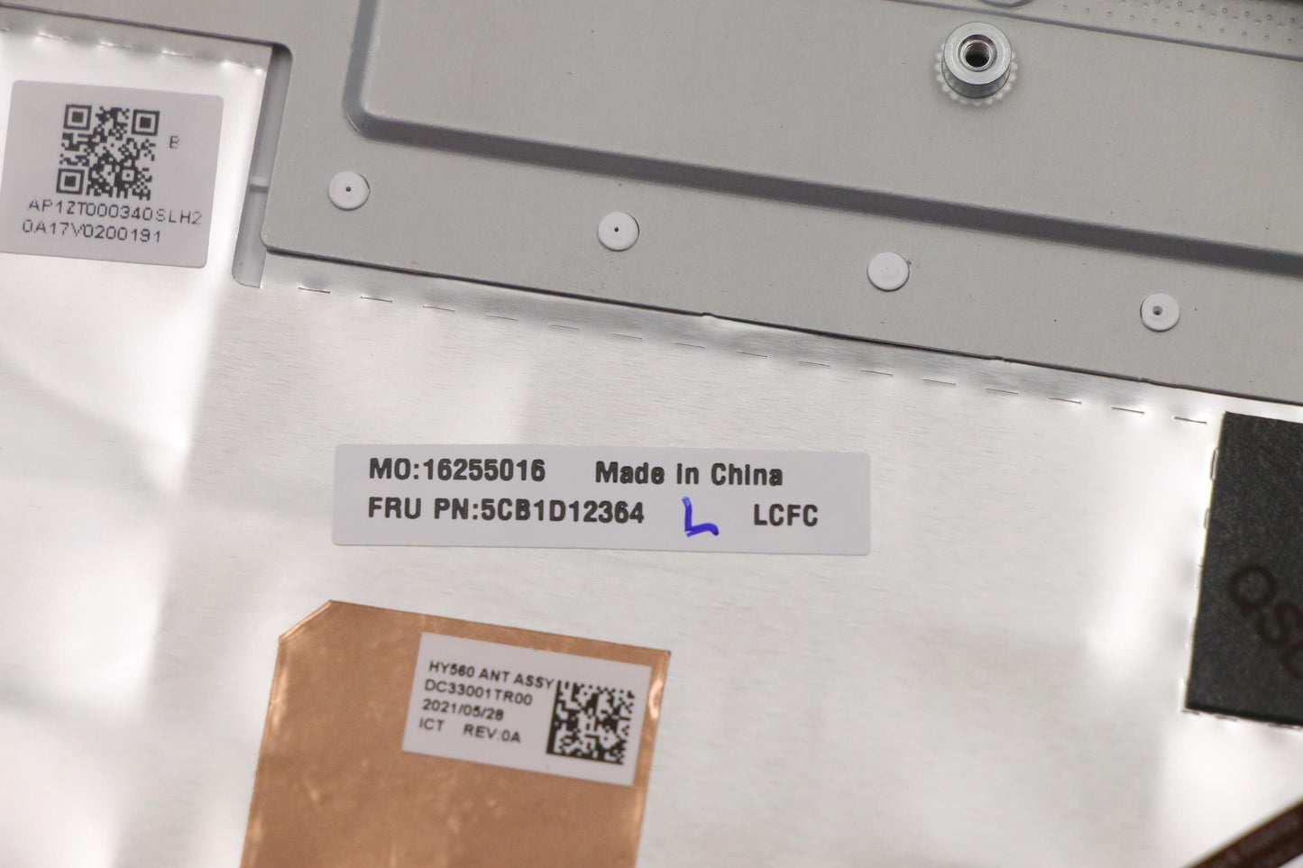 Lenovo Cover Upper Case Asm_Usa Eng L - 5CB1D12364