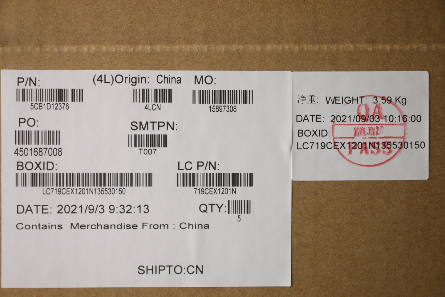 Lenovo Cover Upper Case Asm_La Spa L8 - 5CB1D12376