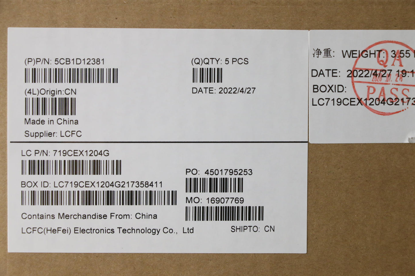 Lenovo Cover Upper Case Asm_Spa L82Jk - 5CB1D12381