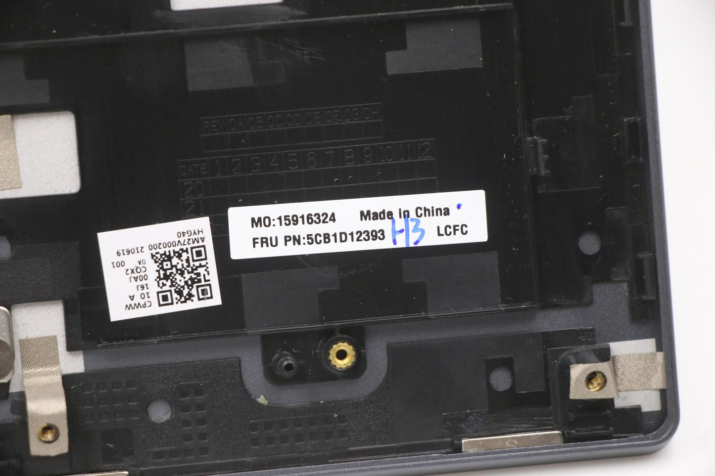 Lenovo Cover Upper Case Asm_La Spa L8 - 5CB1D12393
