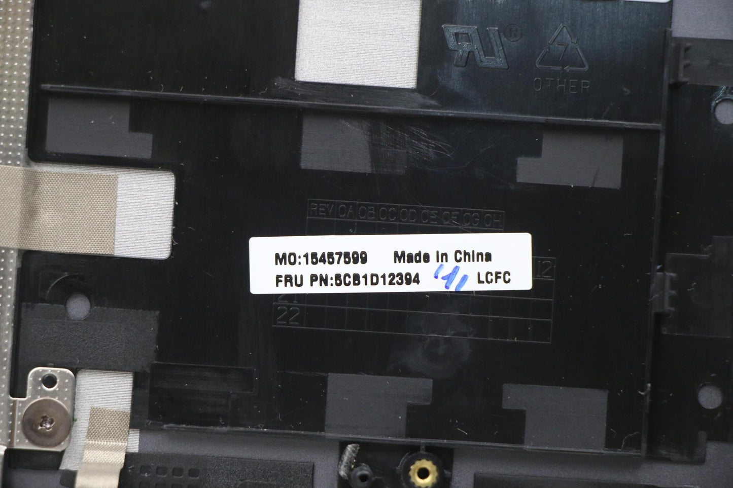 Lenovo Cover Upper Case Asm_Kor L82N7 - 5CB1D12394