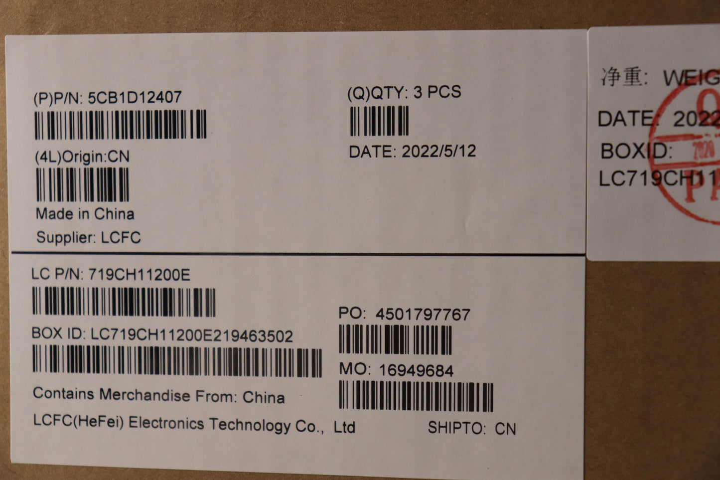 Lenovo Cover Upper Case Asm_Spa L82N7 - 5CB1D12407