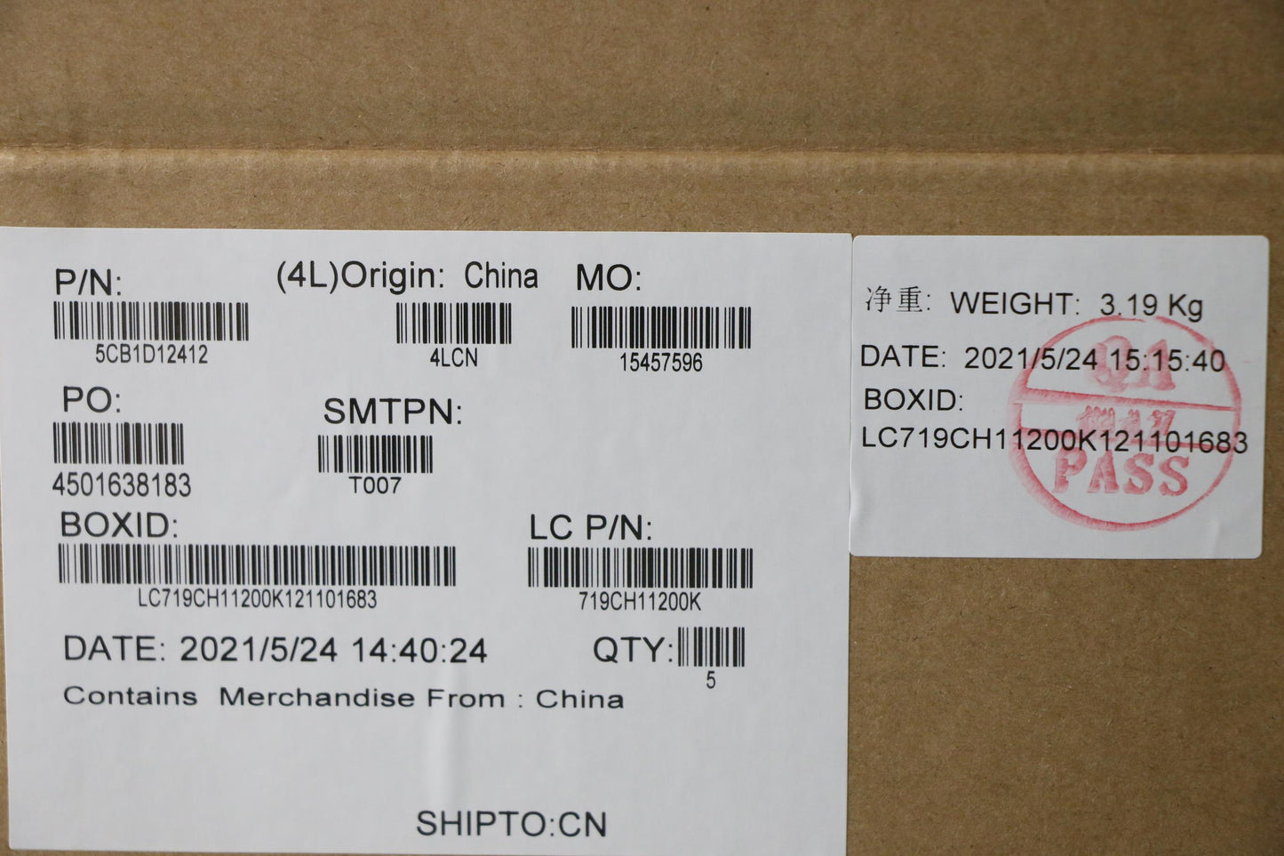 Lenovo Cover Upper Case Asm_Uke L82N7 - 5CB1D12412