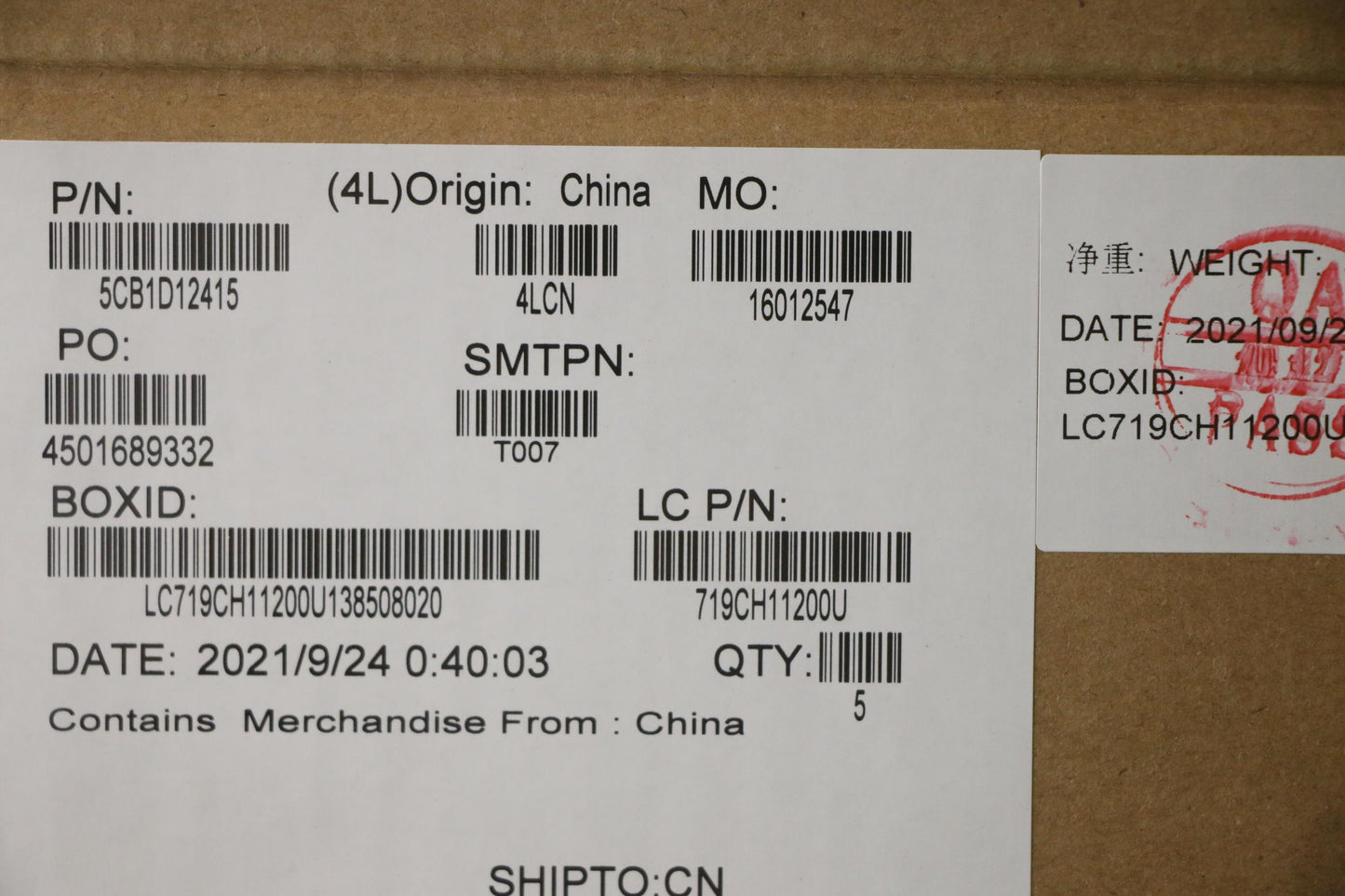 Lenovo Cover Upper Case Asm_Cze/Slk L - 5CB1D12415