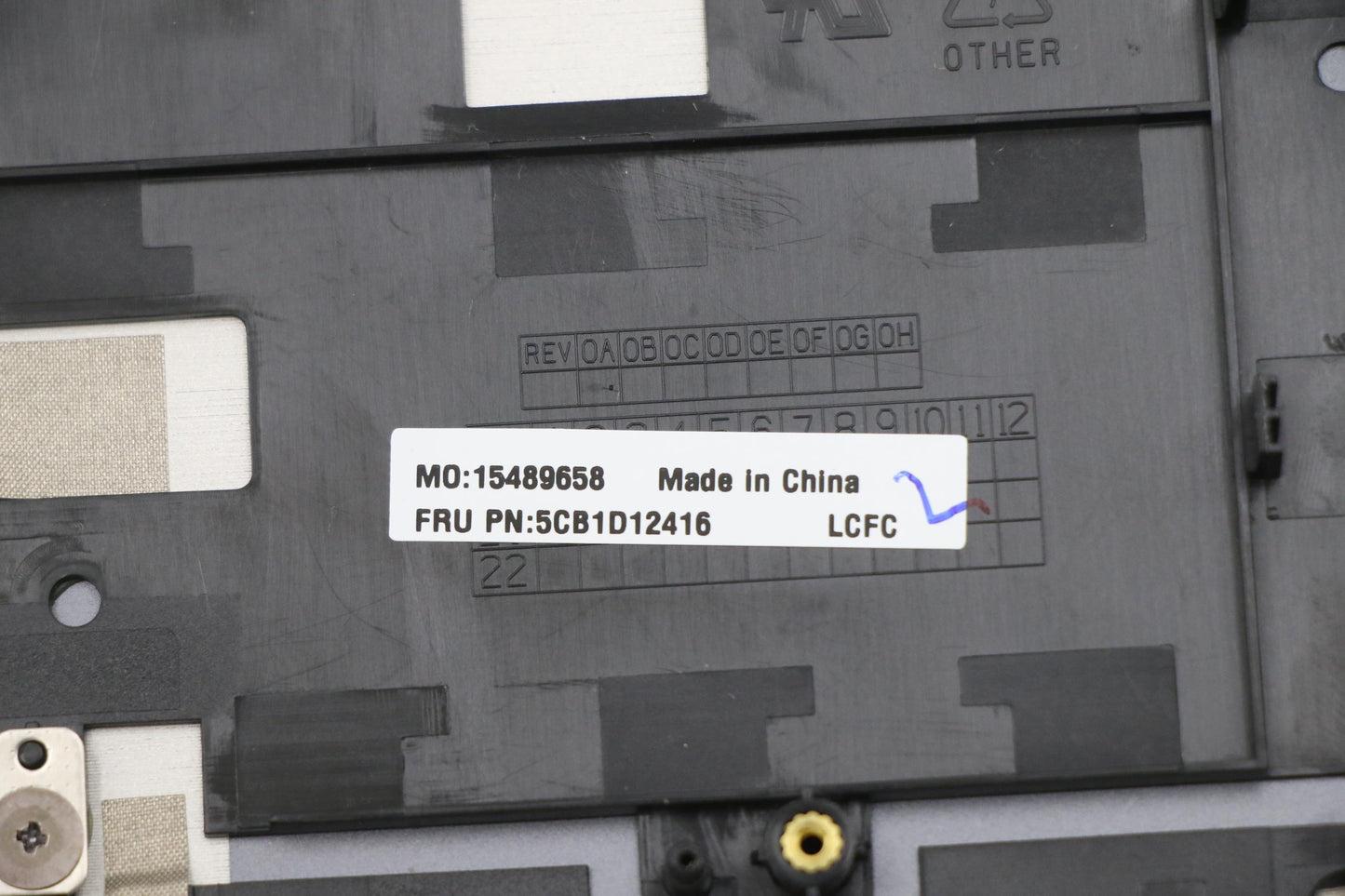Lenovo Cover Upper Case Asm_Bul L82N7 - 5CB1D12416