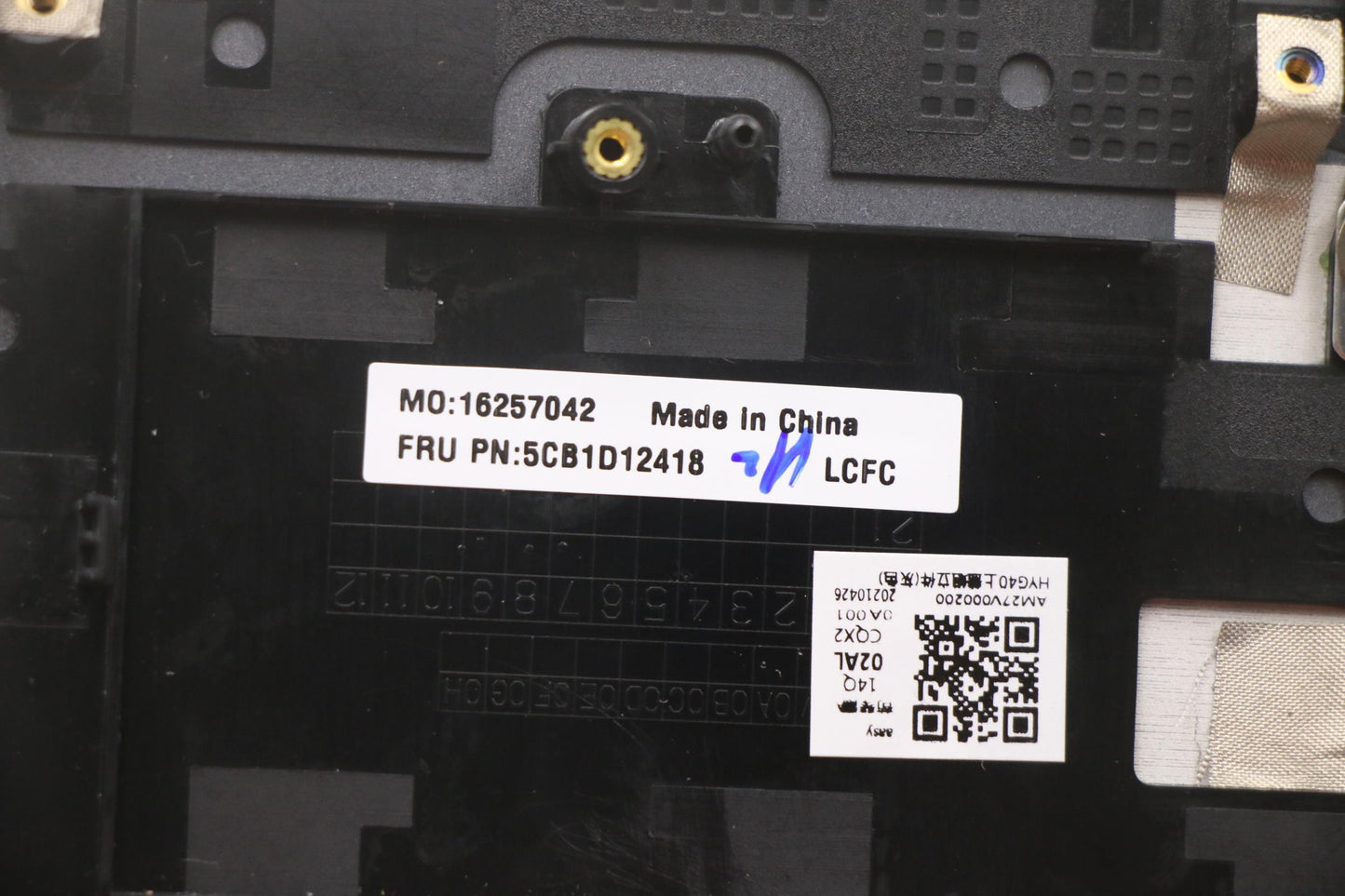 Lenovo Cover Upper Case Asm_Bel L82N7 - 5CB1D12418