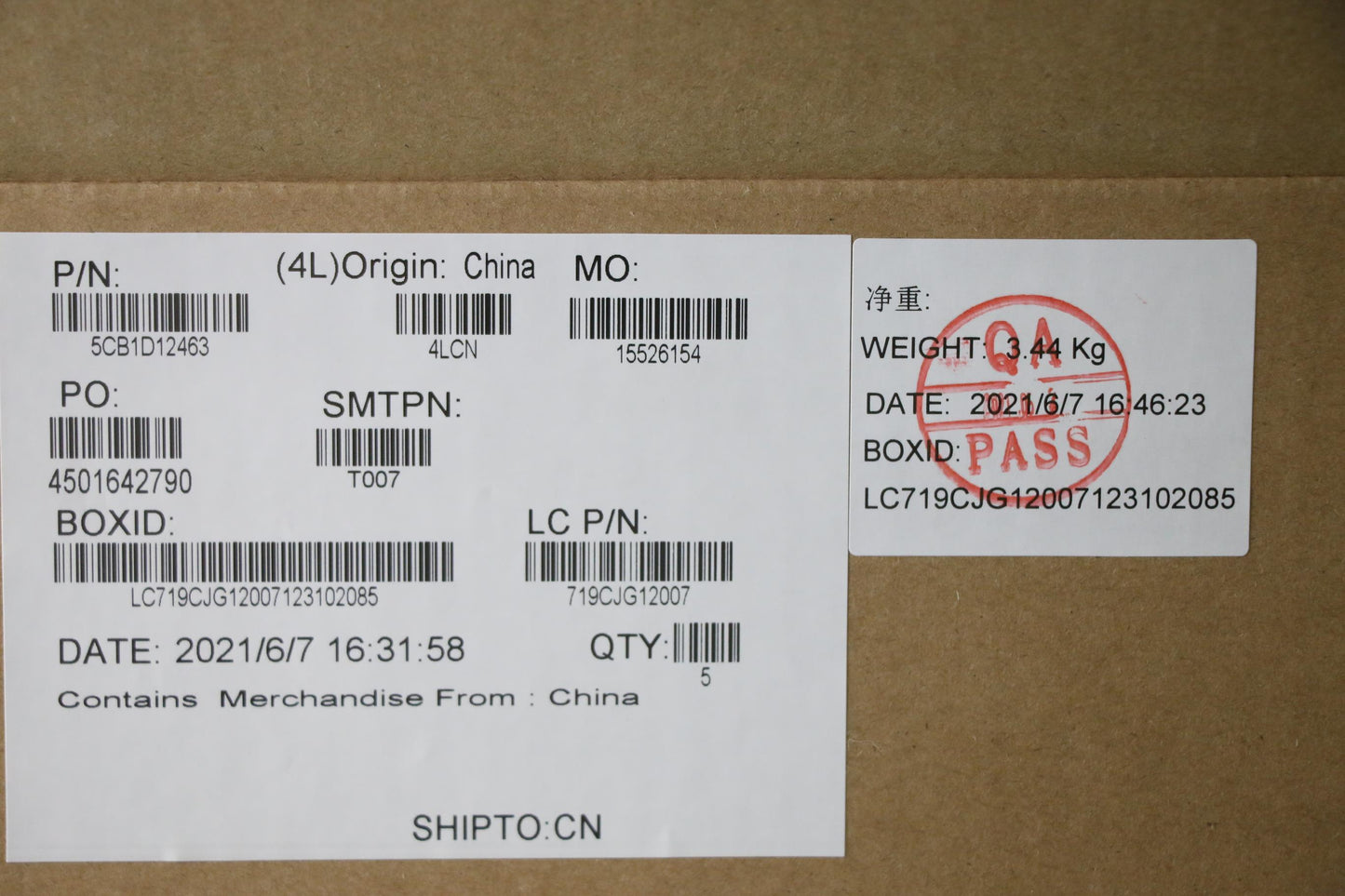 Lenovo Cover Upper Case Asm_Euro Eng - 5CB1D12463