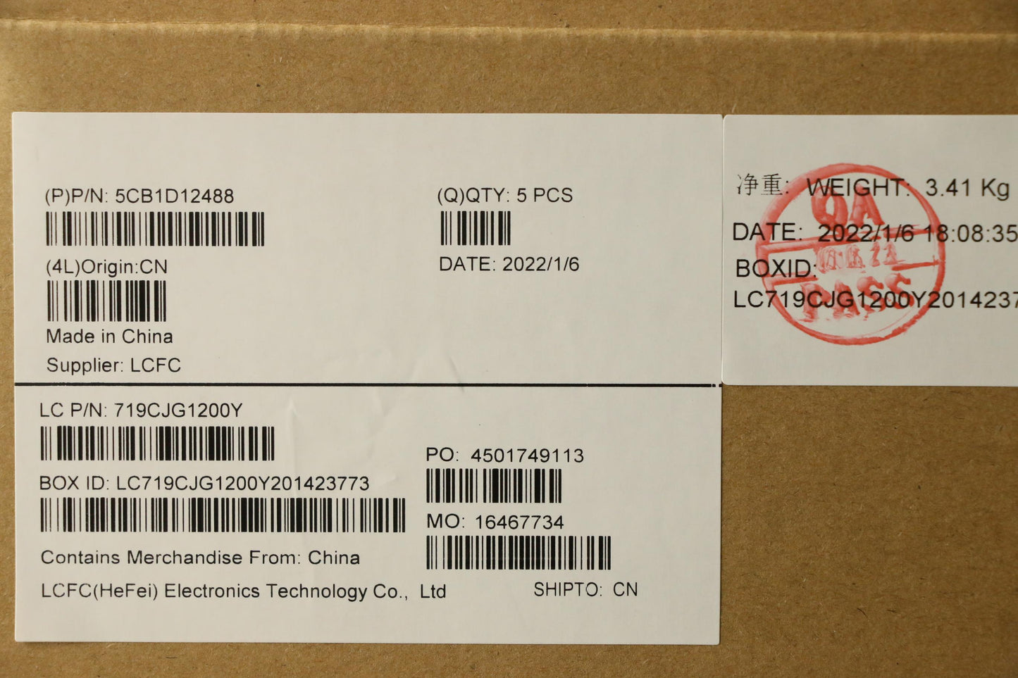 Lenovo Cover Upper Case Asm_Ukr L82Nl - 5CB1D12488