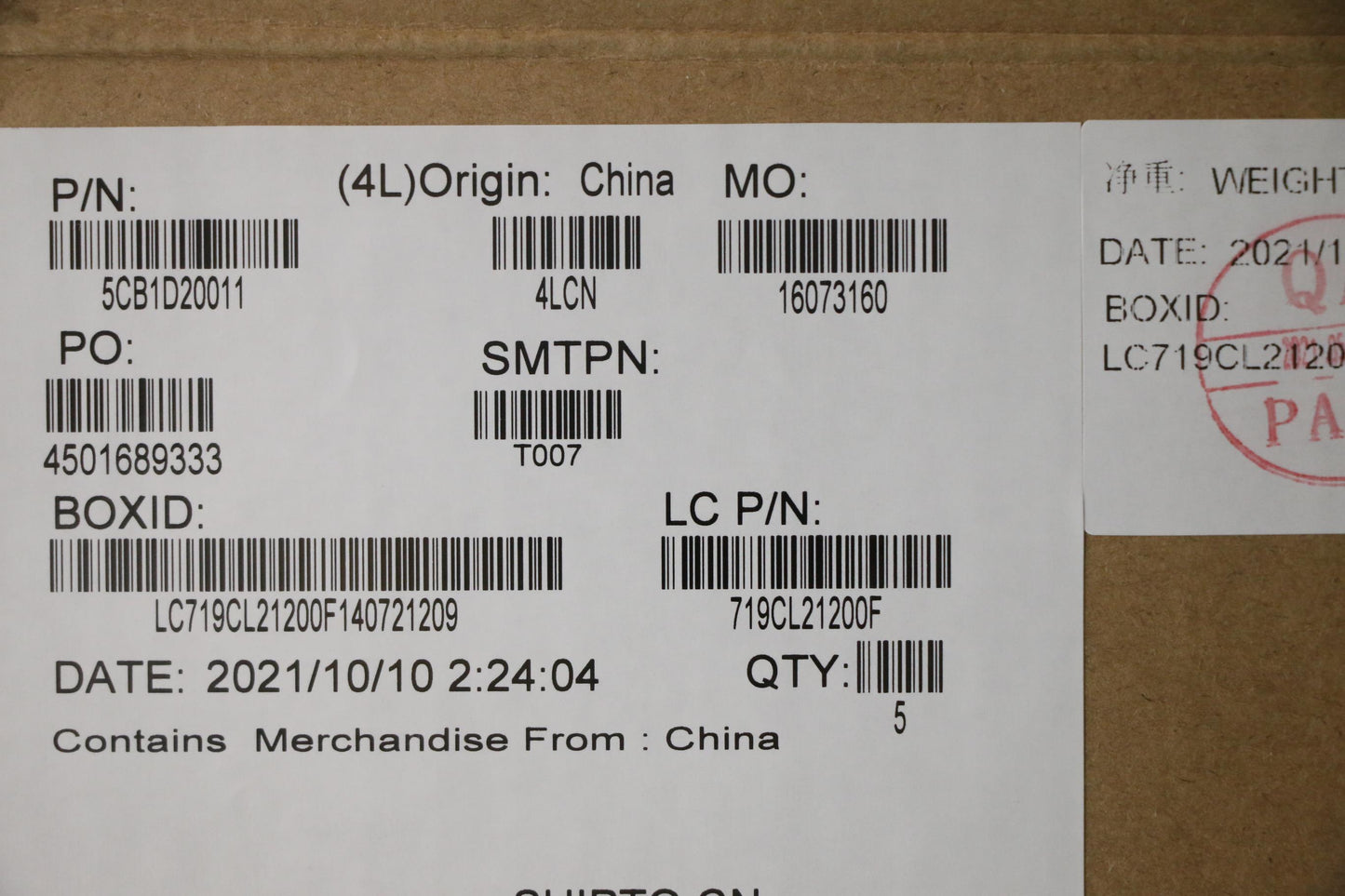 Lenovo Cover Upper Case Asm_Ara L82Jm - 5CB1D20011