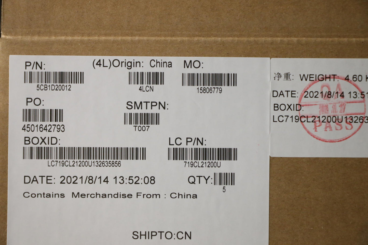 Lenovo Cover Upper Case Asm_Bel L82Jm - 5CB1D20012
