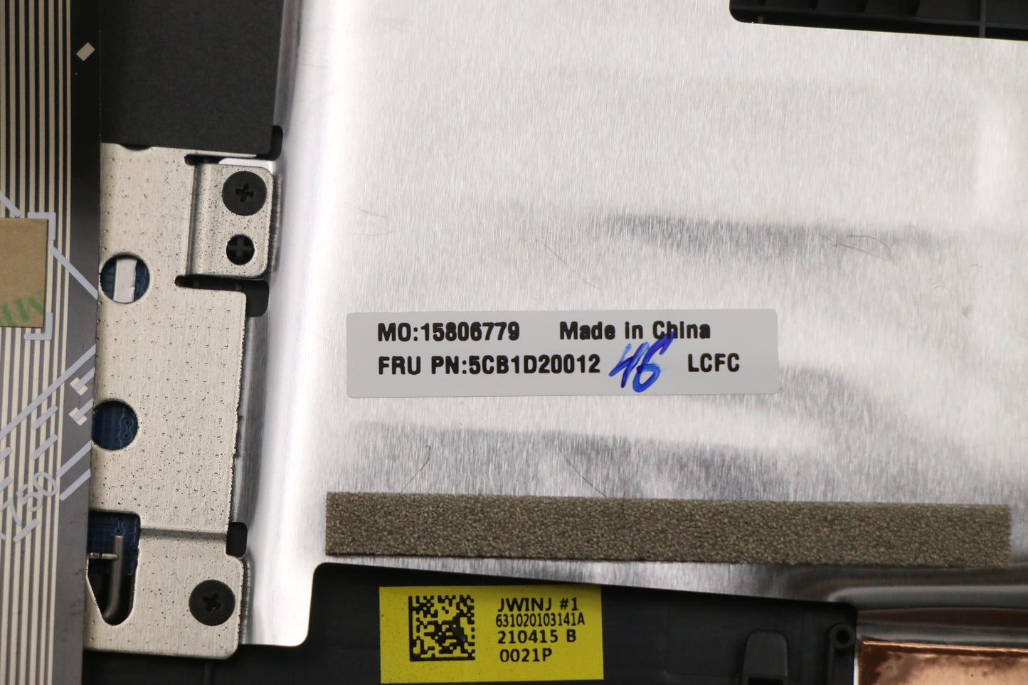 Lenovo Cover Upper Case Asm_Bel L82Jm - 5CB1D20012