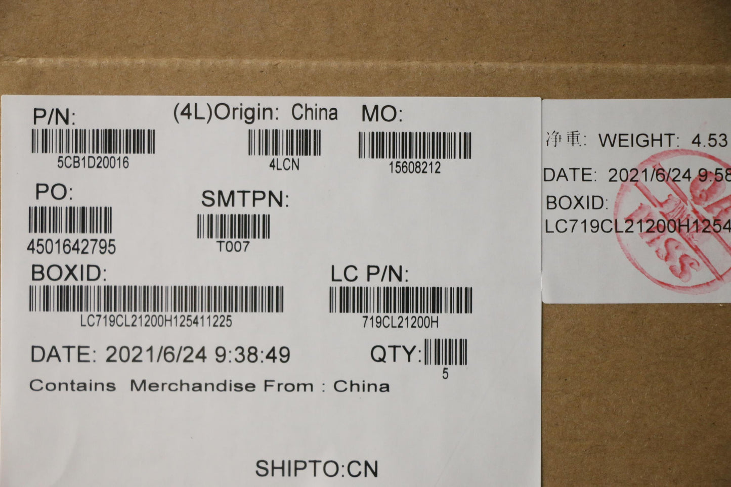 Lenovo Cover Upper Case Asm_Eng L82Jm - 5CB1D20016