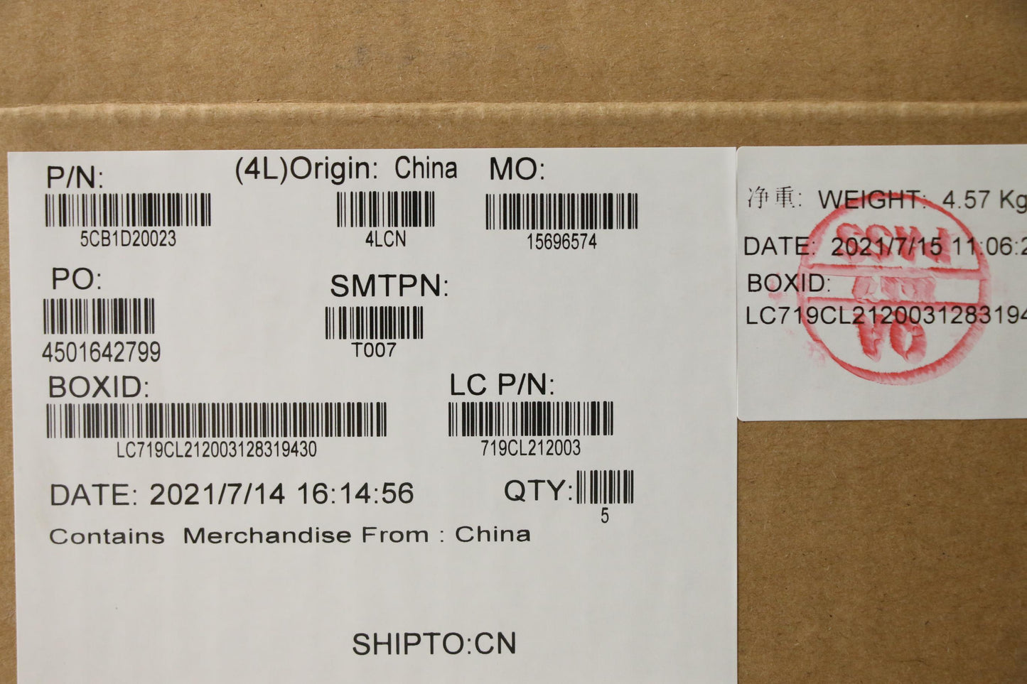 Lenovo Cover Upper Case Asm_Ger L82Jm - 5CB1D20023