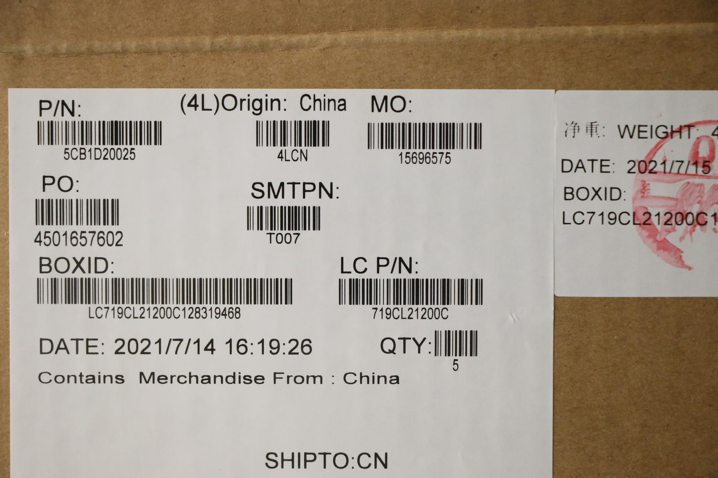 Lenovo Cover Upper Case Asm_Hbw L82Jm - 5CB1D20025