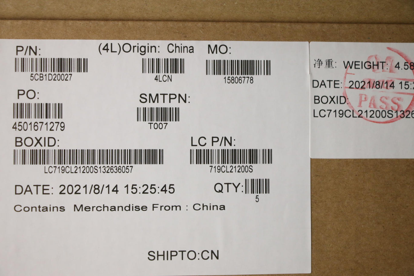 Lenovo Cover Upper Case Asm_Hun L82Jm - 5CB1D20027