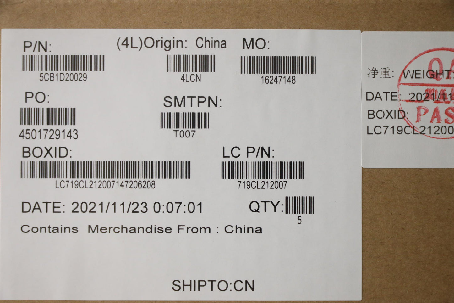 Lenovo Cover Upper Case Asm_Ita L82Jm - 5CB1D20029