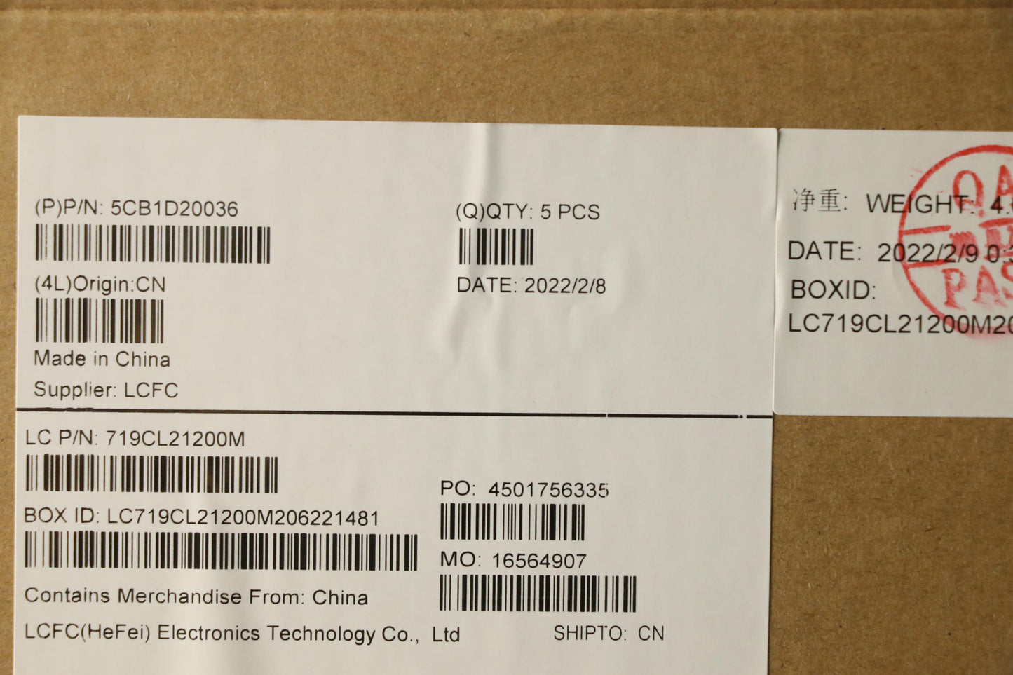 Lenovo Cover Upper Case Asm_Slv L82Jm - 5CB1D20036