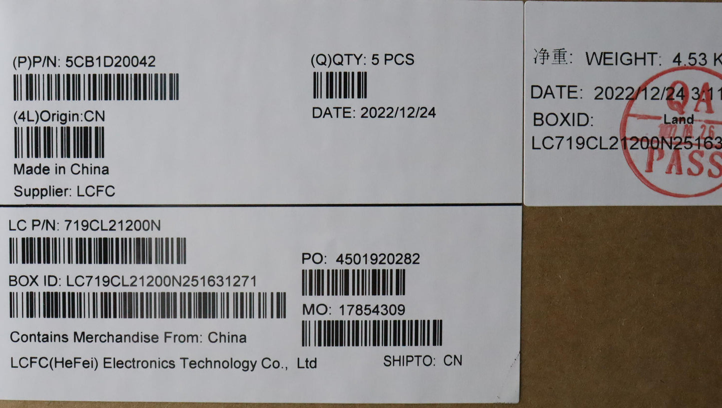 Lenovo Cover Upper Case Asm_Ukr L82Jm - 5CB1D20042