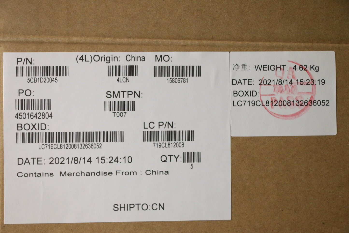 Lenovo Cover Upper Case Asm_Bel L82Jn - 5CB1D20045