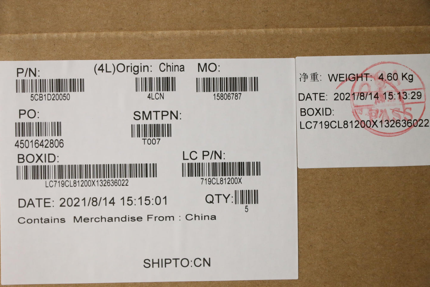 Lenovo Cover Uppercaseasm_Eu Engl82Jn - 5CB1D20050